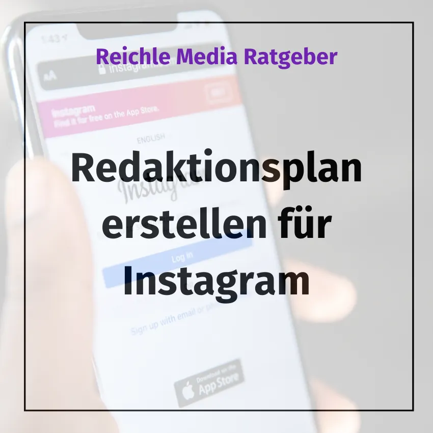 Redaktionsplan erstellen für Instagram