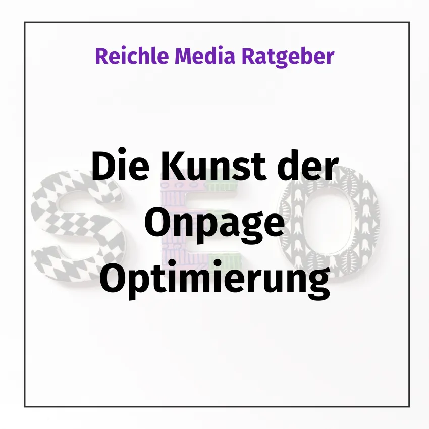 Die Kunst der Onpage Optimierung