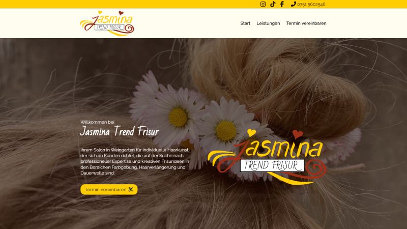 Reichle Media Referenzen Friseur Website